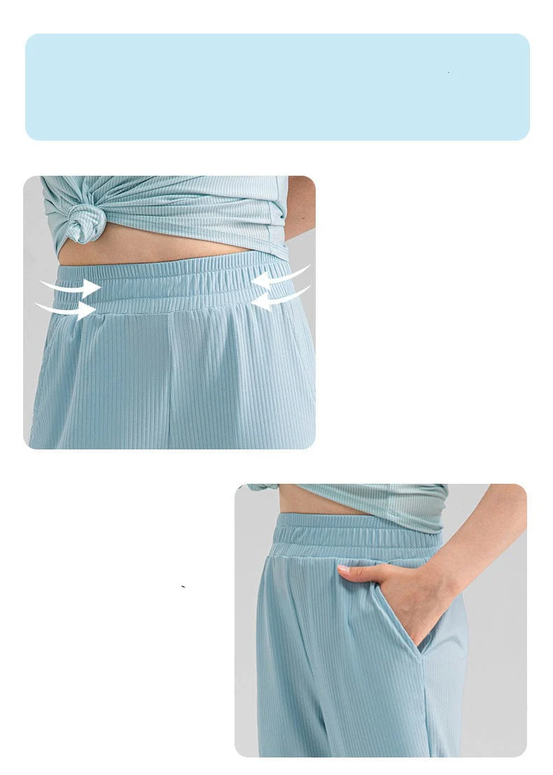 Girls Summer Quick-Dry Jogger Pants - Image 7