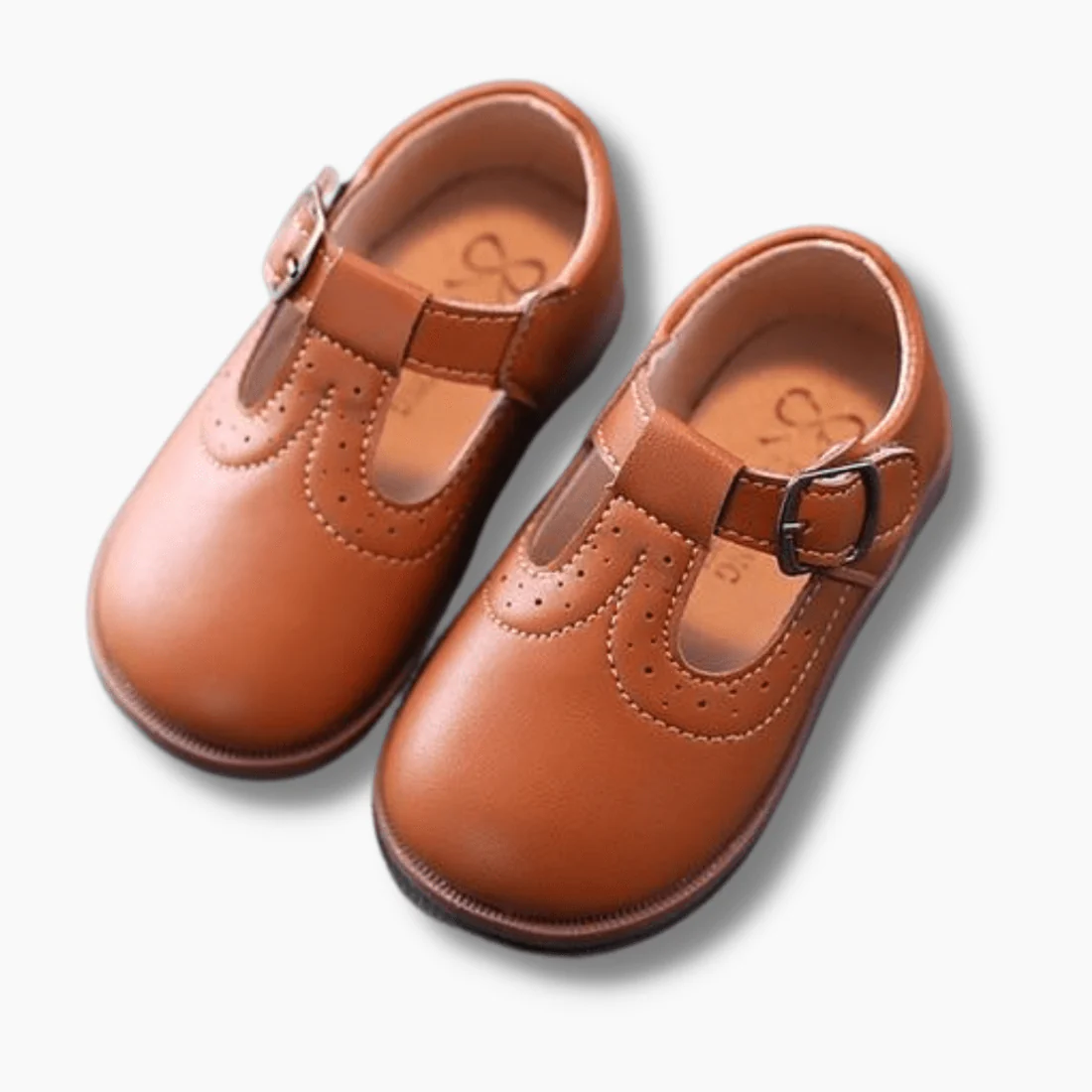 Girls T-Bar Leather Shoes