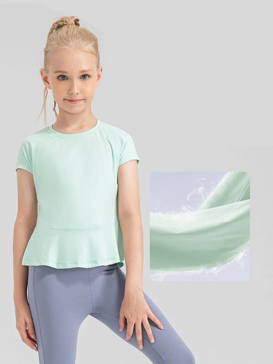 Girls' Ultra Light Breathable Sports Tee - Image 10