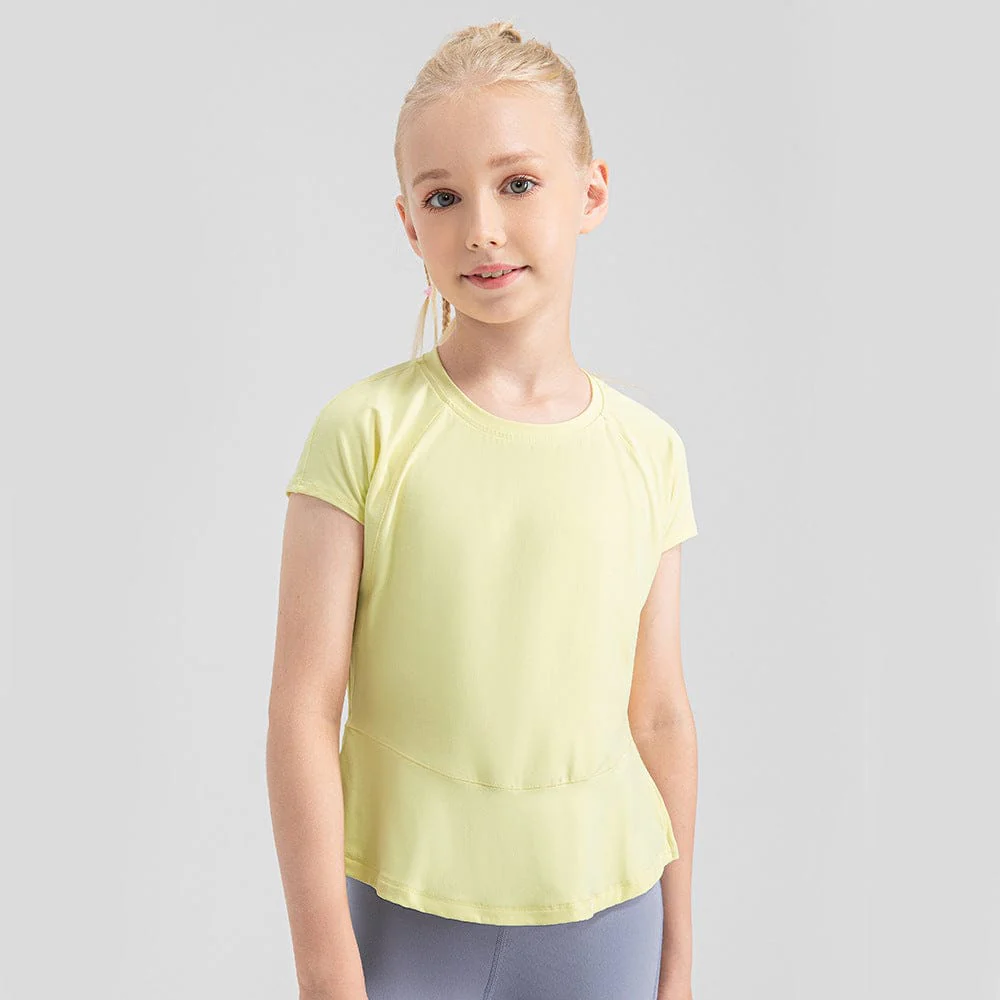 Girls' Ultra Light Breathable Sports Tee - Image 3