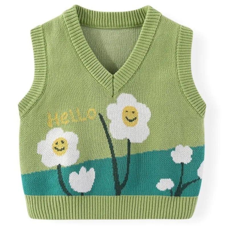 Adorable Knit Vest For Girls - Image 13