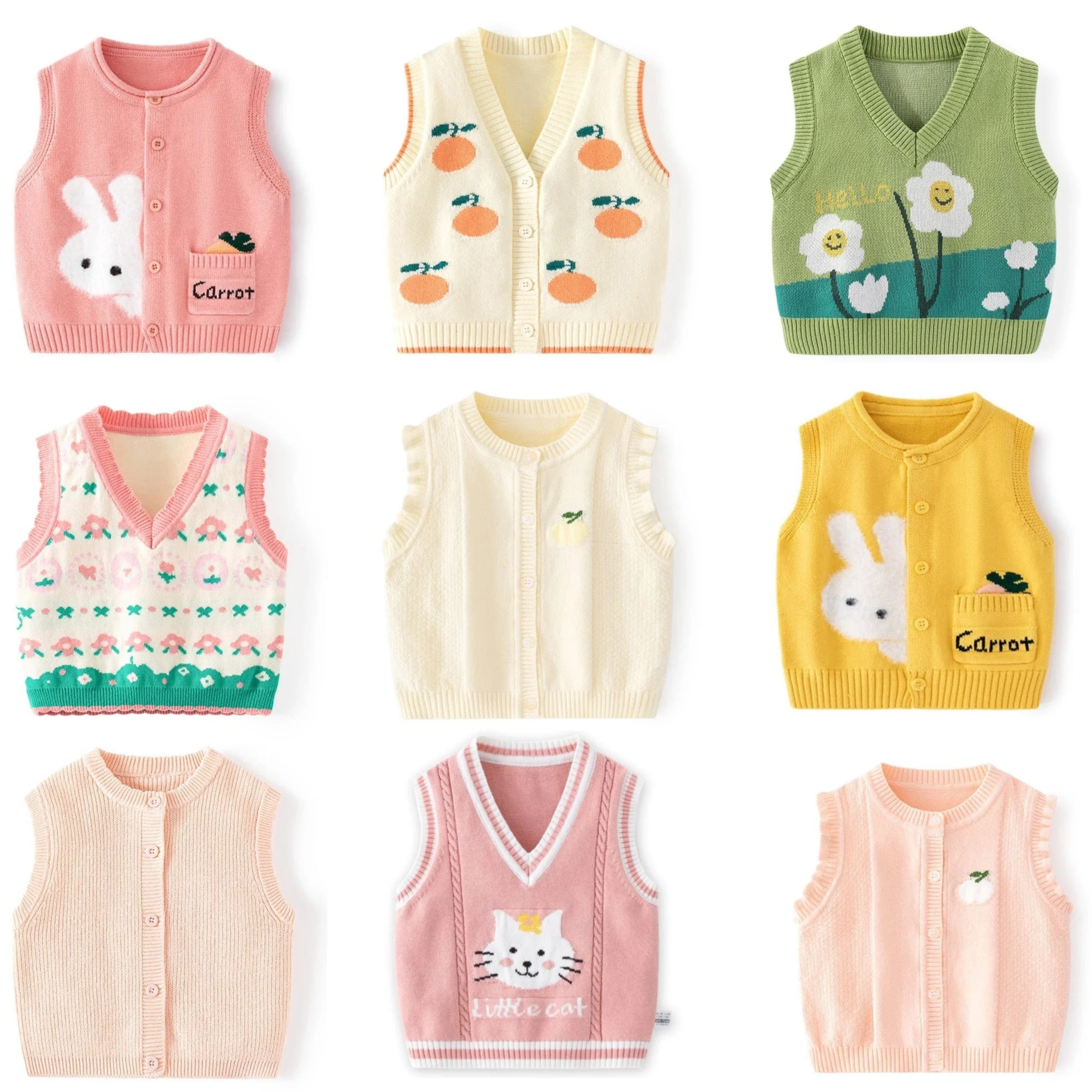 Adorable Knit Vest For Girls - Image 2