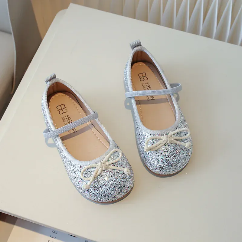 Glitter Mermaid Princess Dress Shoes for Girls - Image 11