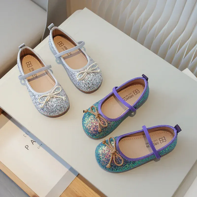 Glitter Mermaid Princess Dress Shoes for Girls - Image 7
