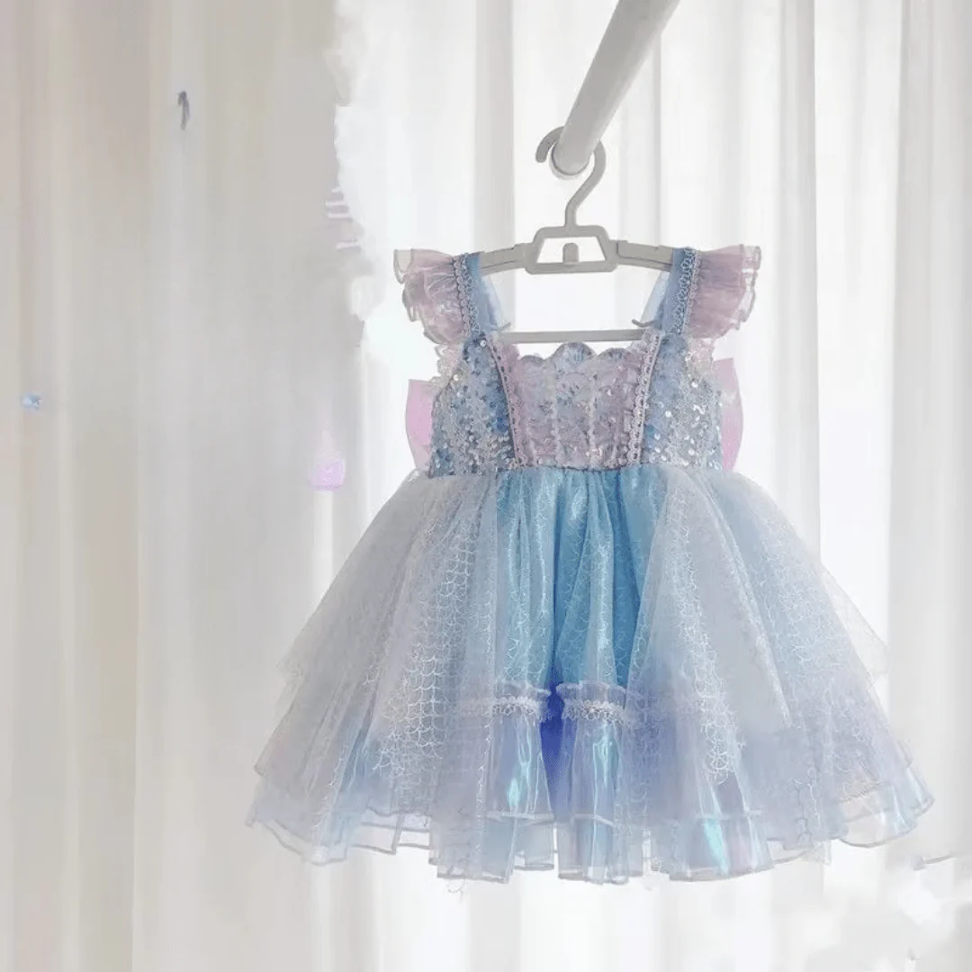 Gradient Bow Princess Dress - Image 5