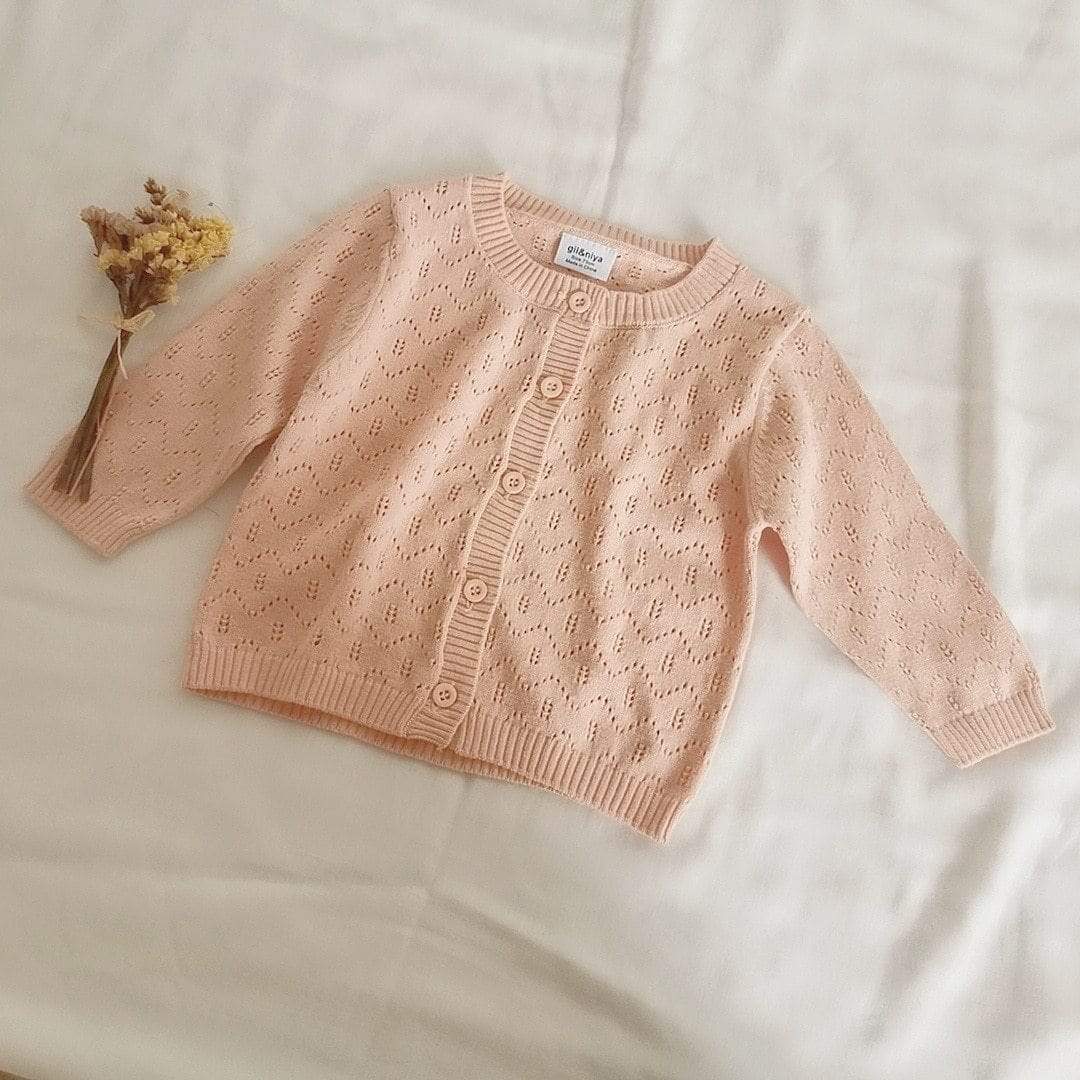 Hollow Knitted Cardigan - Image 10