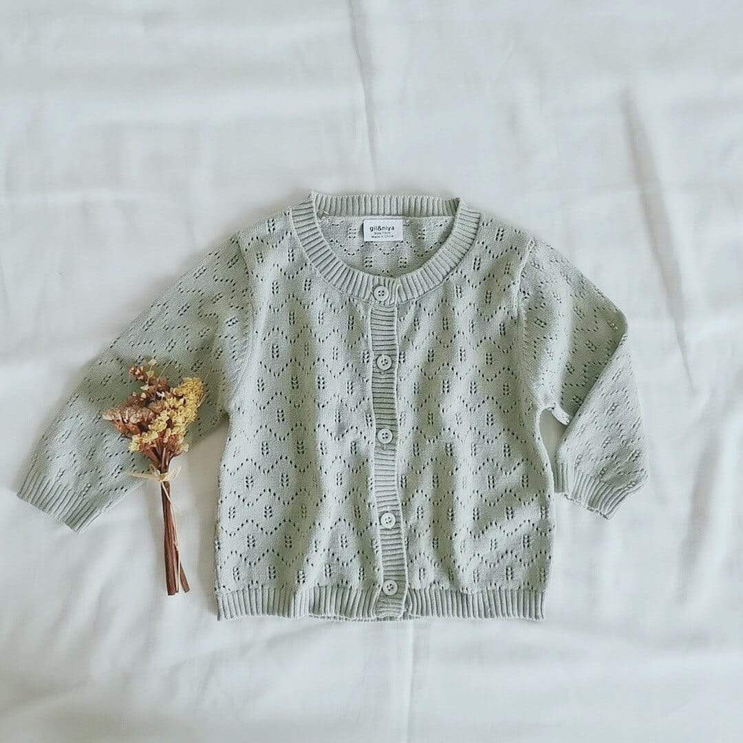 Hollow Knitted Cardigan - Image 5