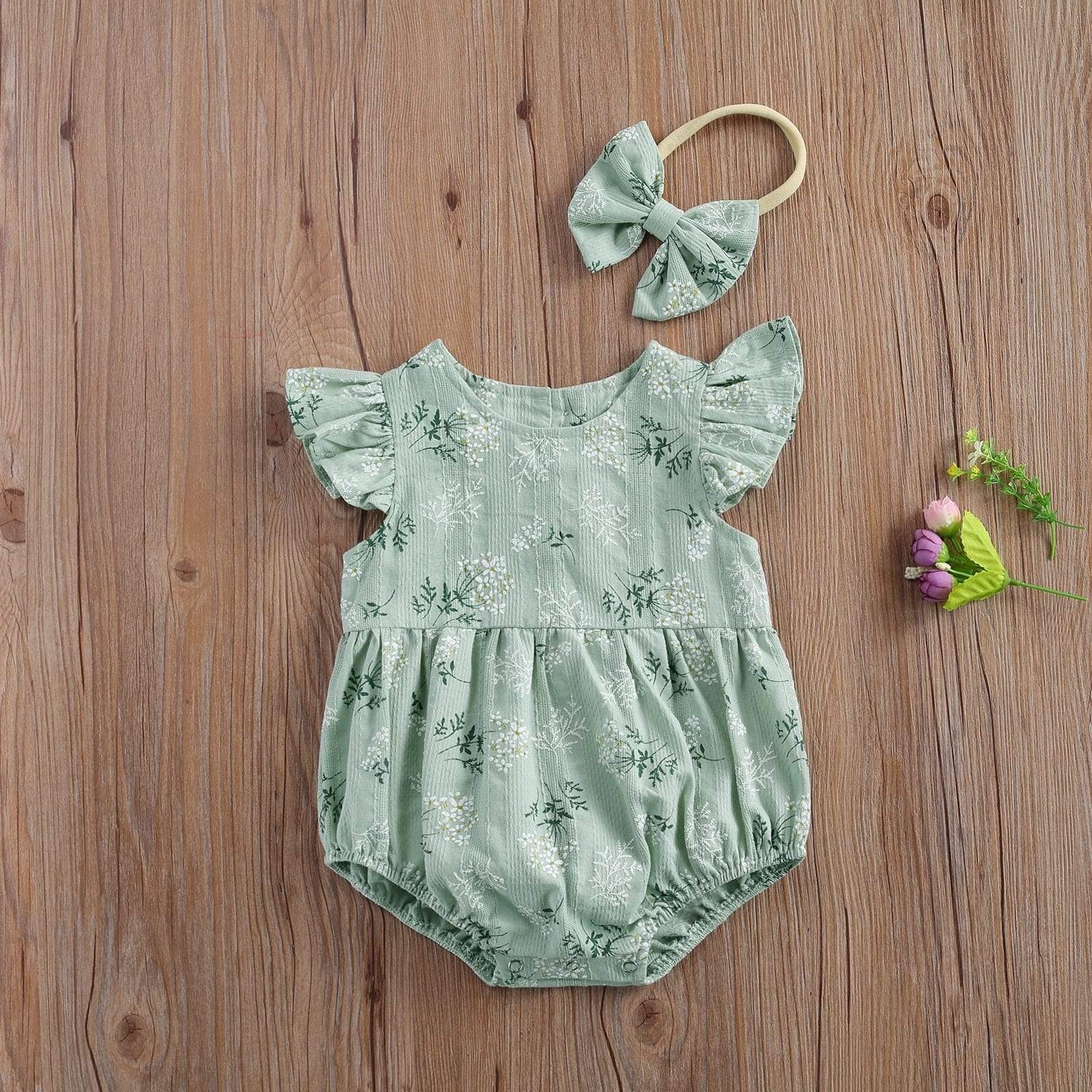 Jasmine Girl Floral Romper - Image 2