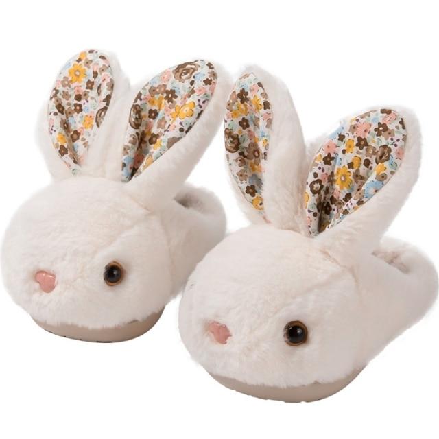 Kid Furry Bunny Slippers - Image 2