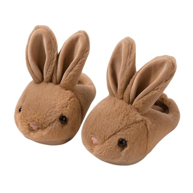 Kid Furry Bunny Slippers - Image 4