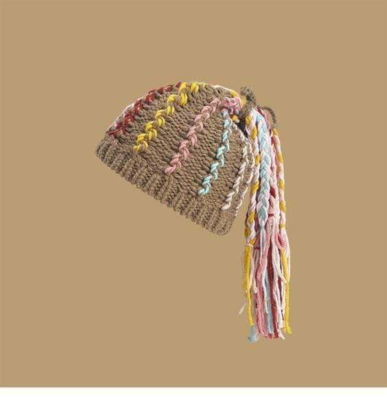 Kid's Knitted Beanie Hat - Image 5