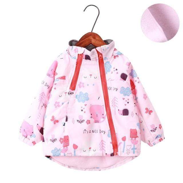Kids Cartoon Print Hooded Jackets - Image 11