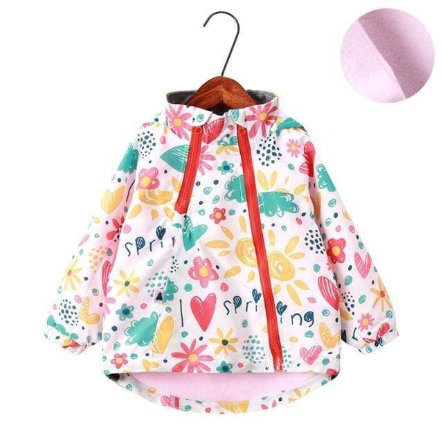 Kids Cartoon Print Hooded Jackets - Image 15