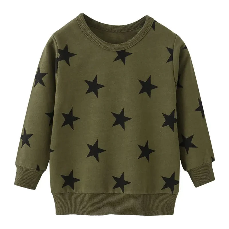 Kids Cartoon Print Sweatshirt - Image 11