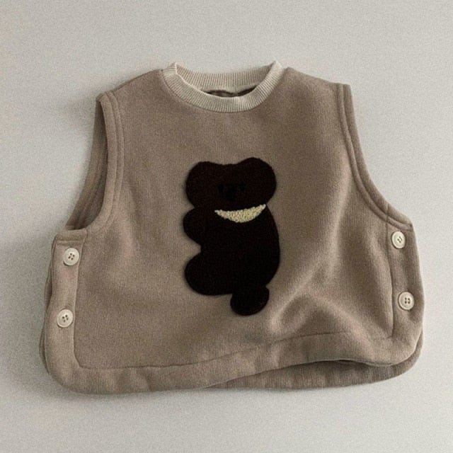 Kids Cartoon Sweater Vest - Image 4