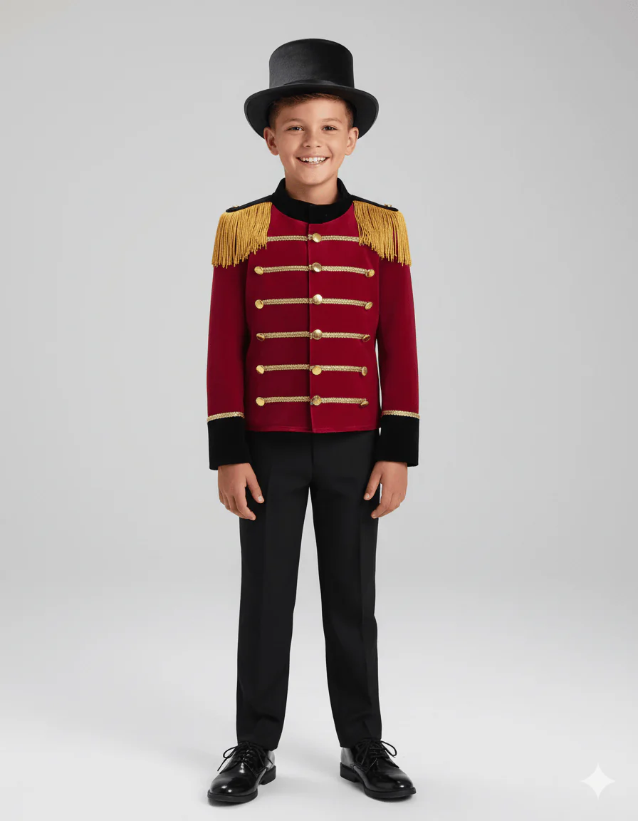 Kid's Deluxe Ringmaster and Marching Band Jacket - Image 5