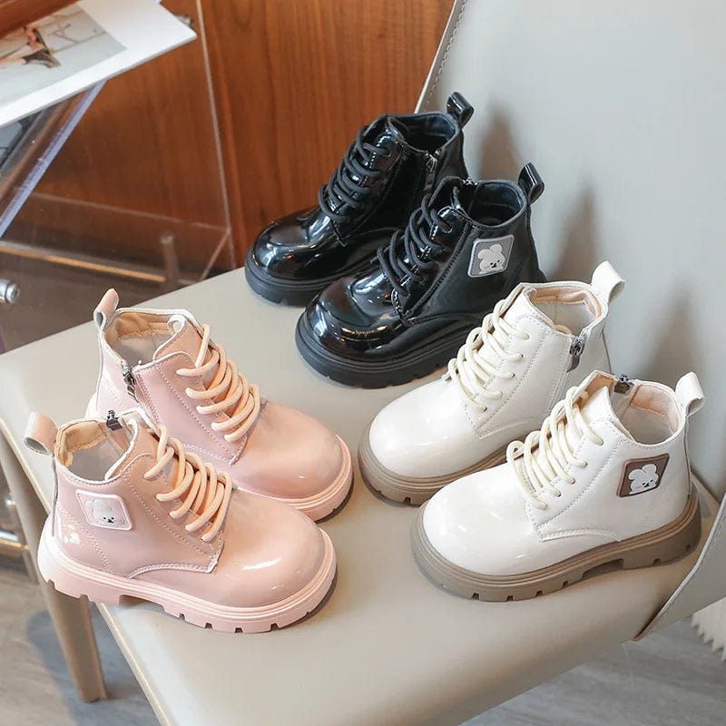 Kids Fashion High Top Boots - Image 4