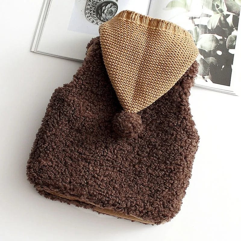 Kids Fleece Hooded Vest - Image 3