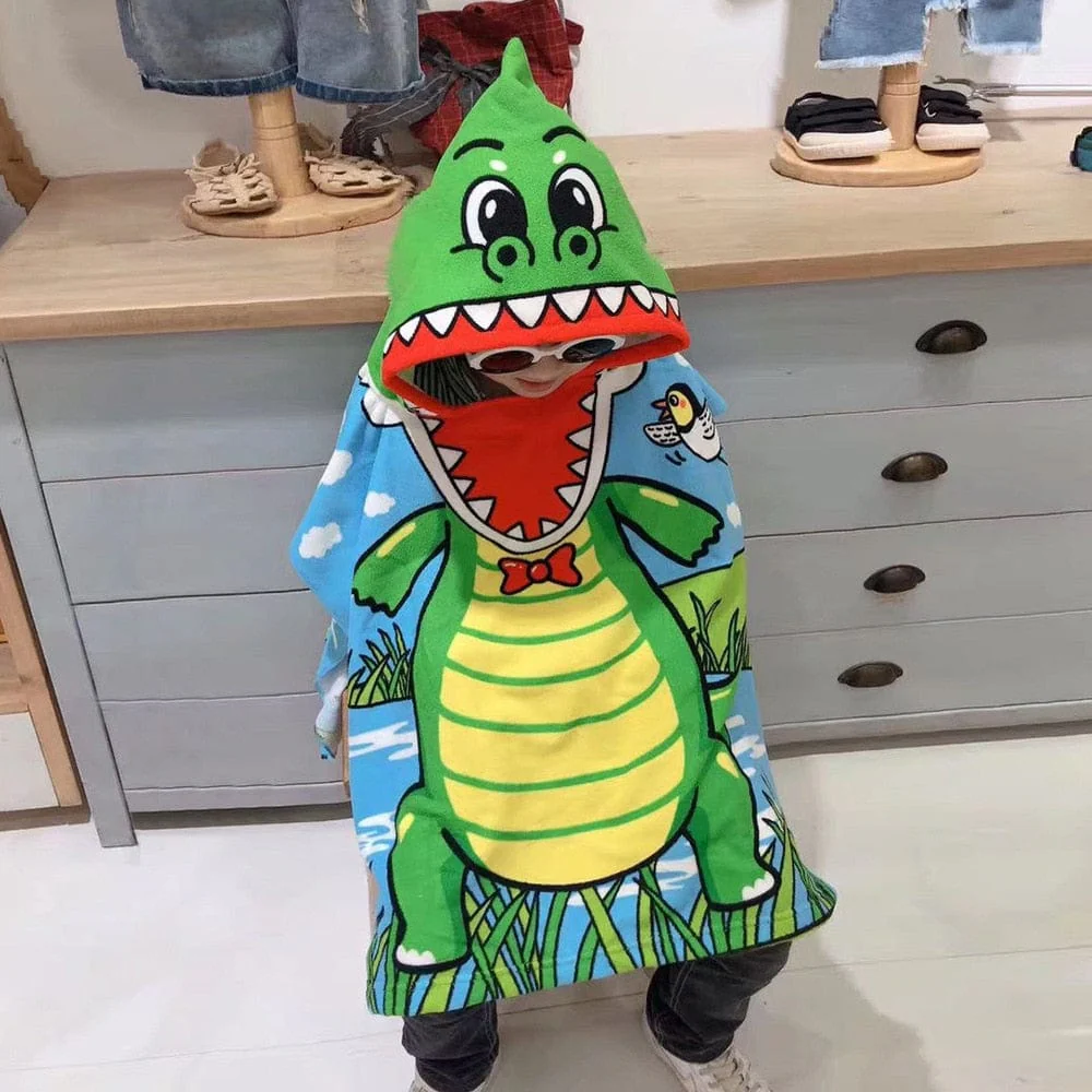 Kids Hooded Beach Towel - Image 7