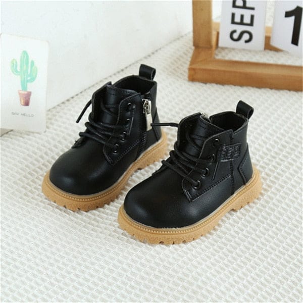 Kids Lace Up Martin Boots - Image 2