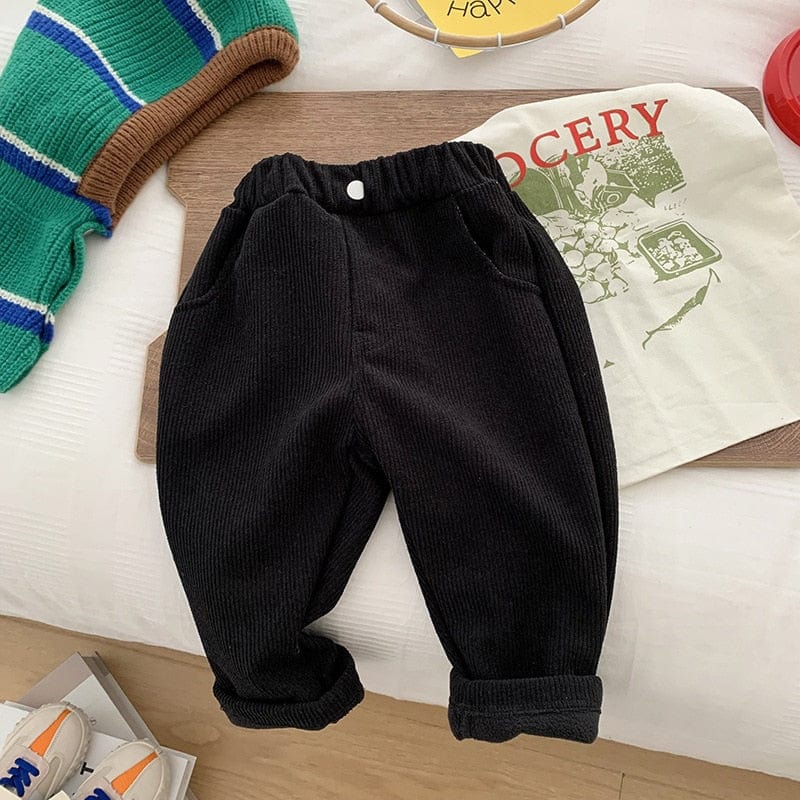 Unisex Solid Kids Pants - Image 5