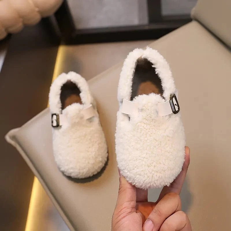 Kids Thick Warm Plush Fur Shoes - Image 5
