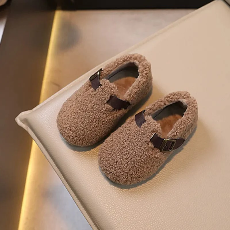 Kids Thick Warm Plush Fur Shoes - Image 9