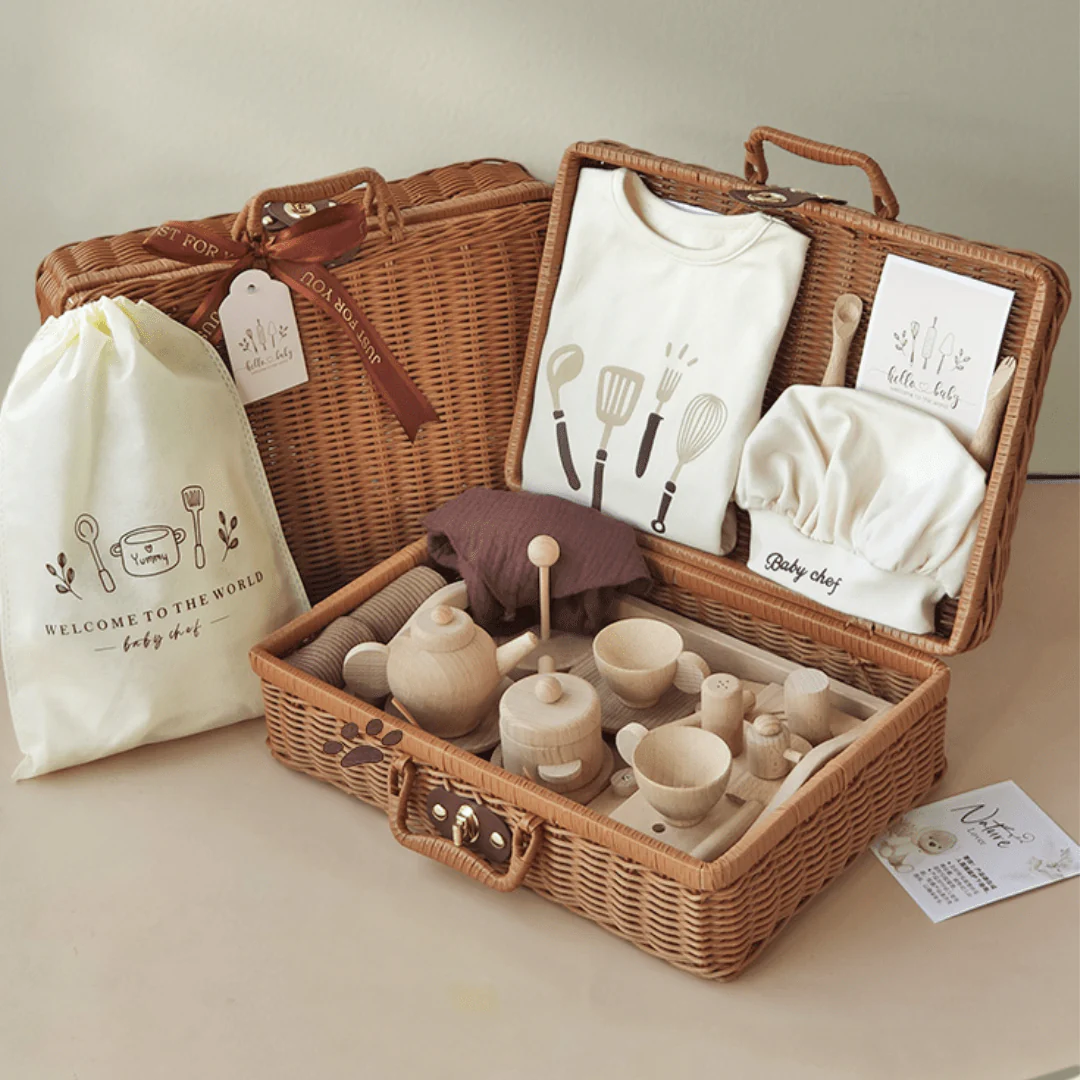 Kids Wooden Tea Set - Image 2
