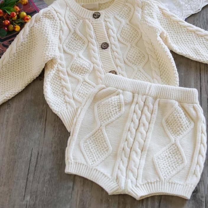 Knitted Baby Sweater Set - Image 2