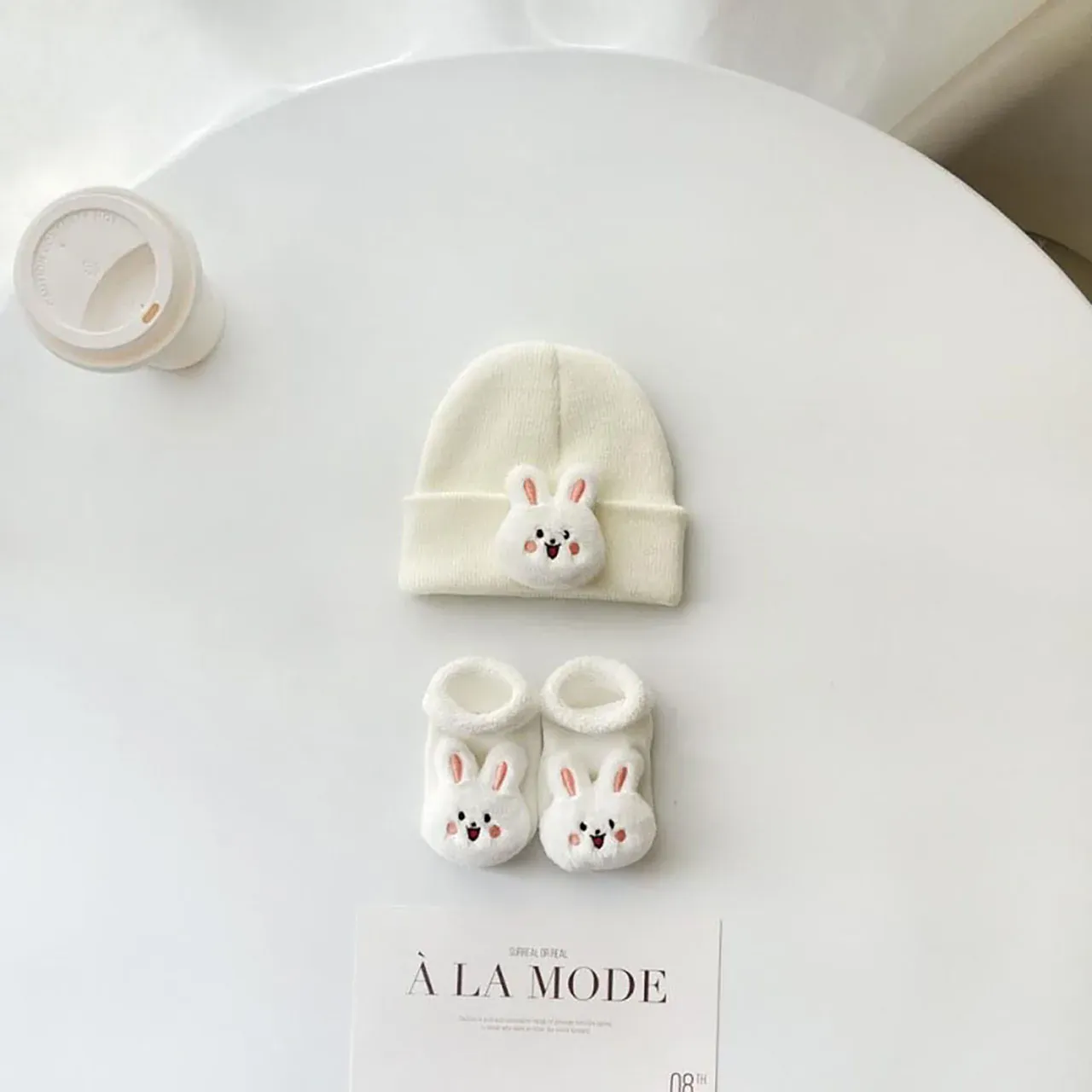 Knitted Beanie & Sock Set for Newborns - Image 10