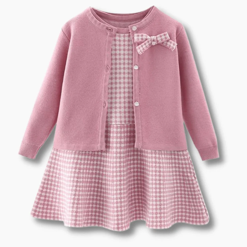 Knitted Cardigan And Dress