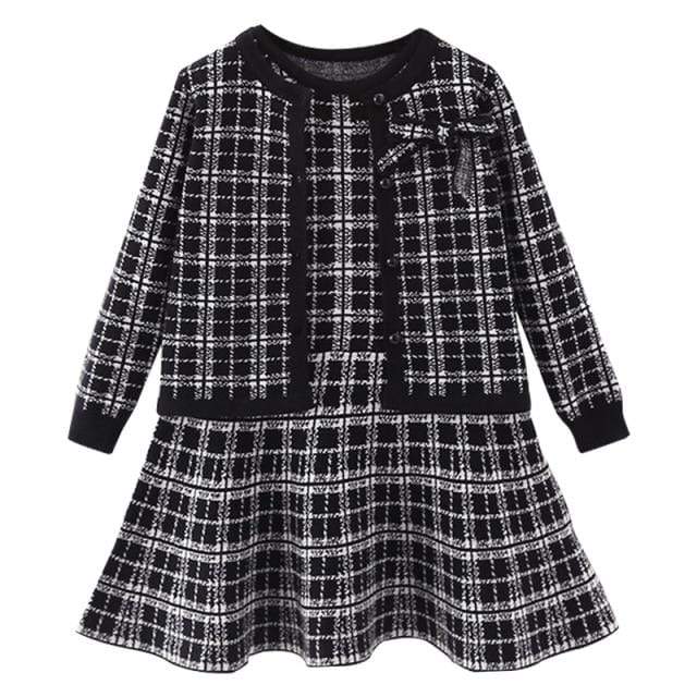 Knitted Cardigan And Dress - Image 10