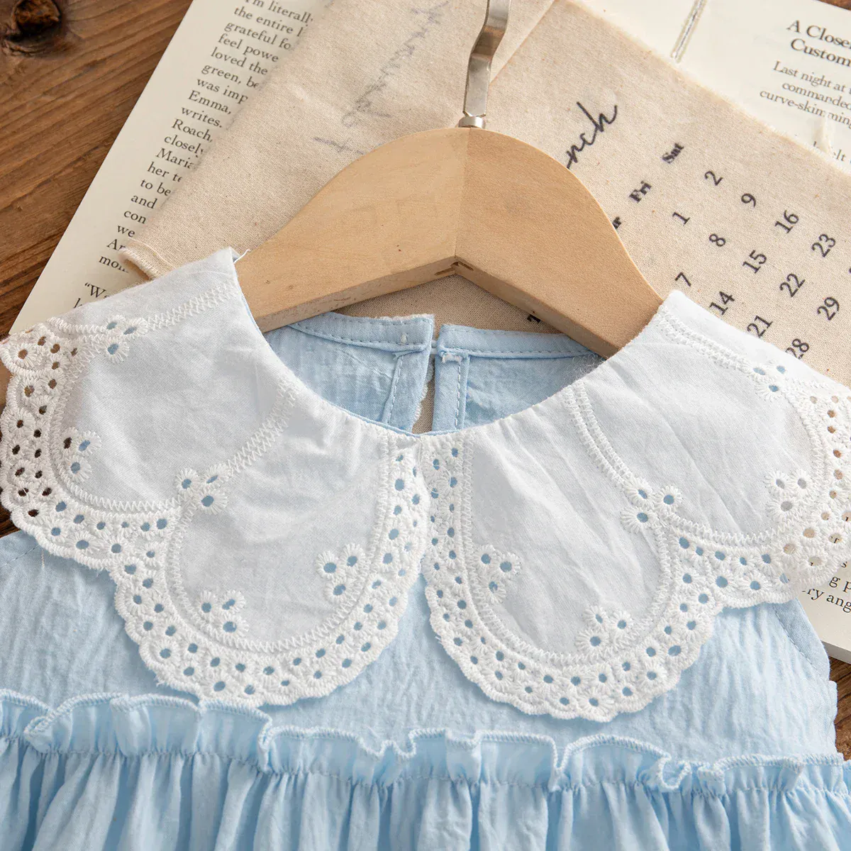 Lace Bodice Tiered Summer Dress - Image 7