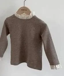 Lace Collar Long Sleeve Shirt - Image 5
