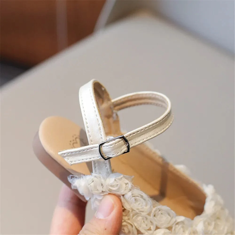 Lace Rose Girls Sandals - Image 5