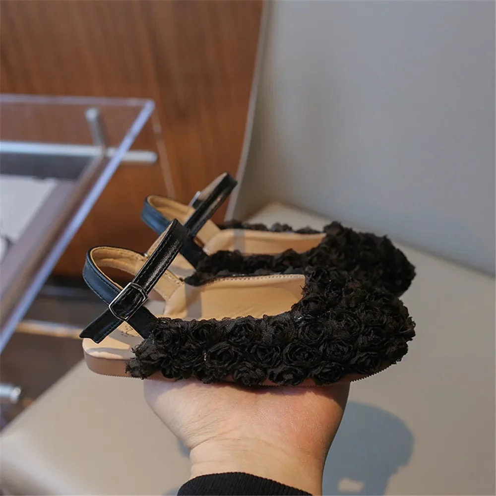 Lace Rose Girls Sandals - Image 6