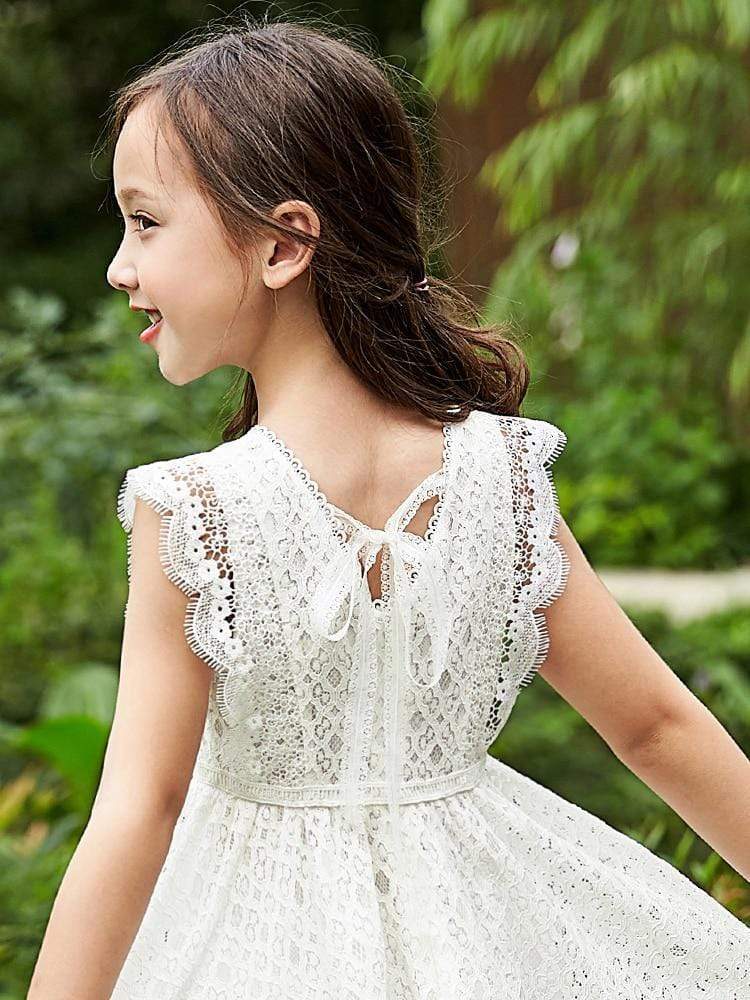 Lace V-Back Dress - Image 3