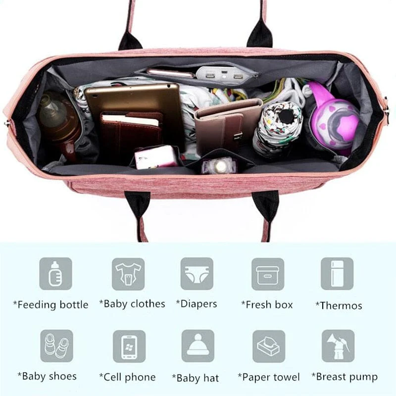 Large Capacity Diaper Bag For Travel - Image 8