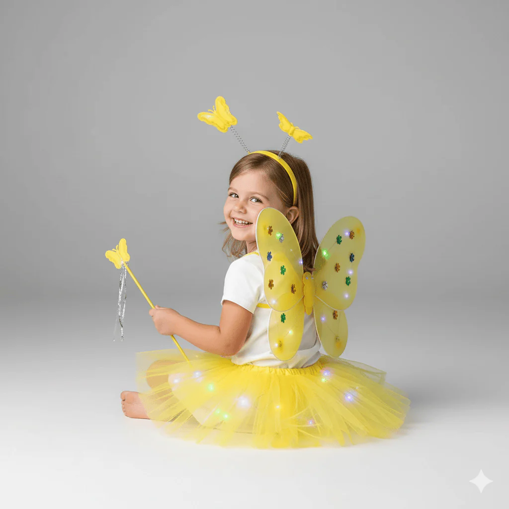 LED Fairy Costume Set for Girls - Image 4