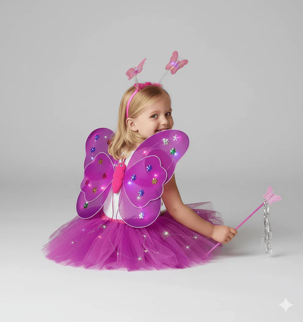 LED Fairy Costume Set for Girls - Image 7