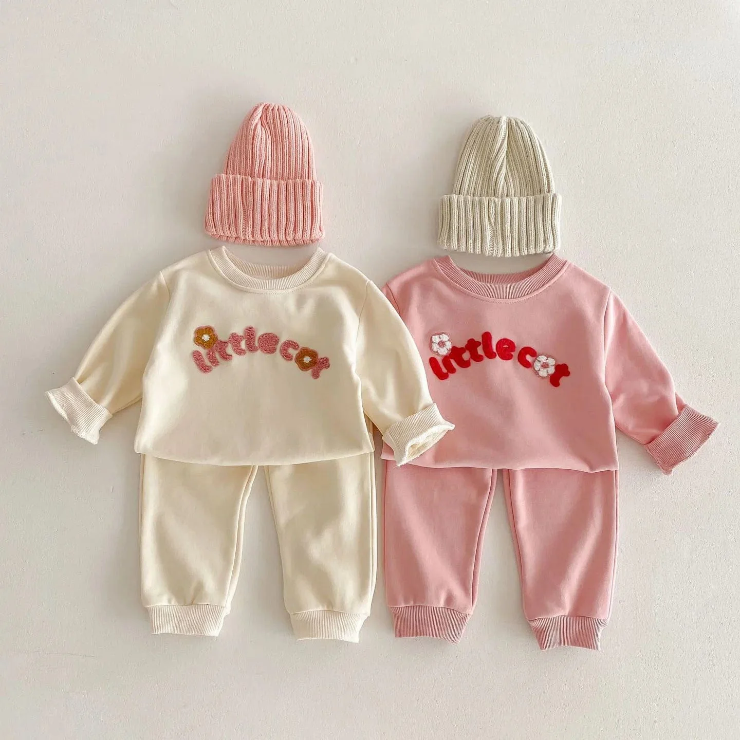 Letter Print Hoodie and Pants Set - Image 4