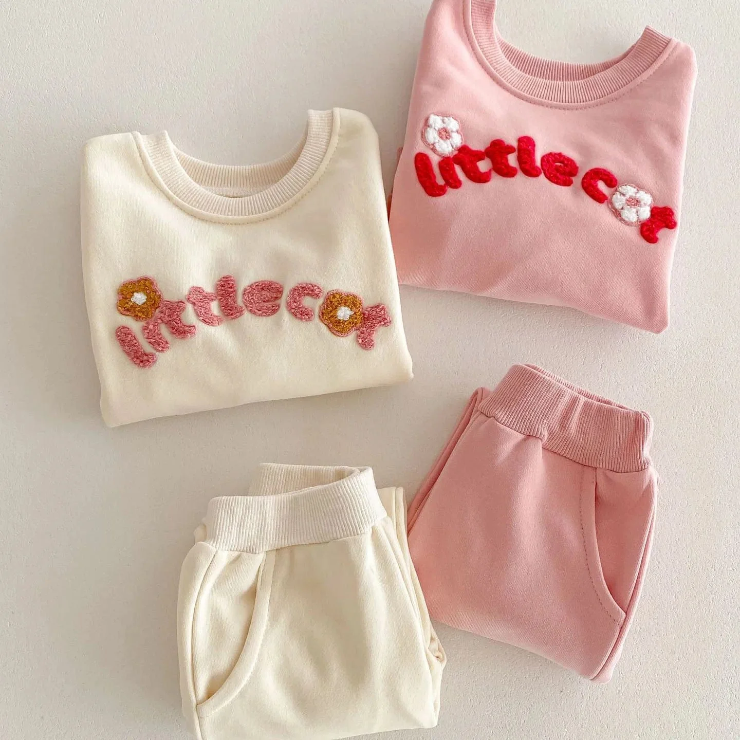 Letter Print Hoodie and Pants Set - Image 5