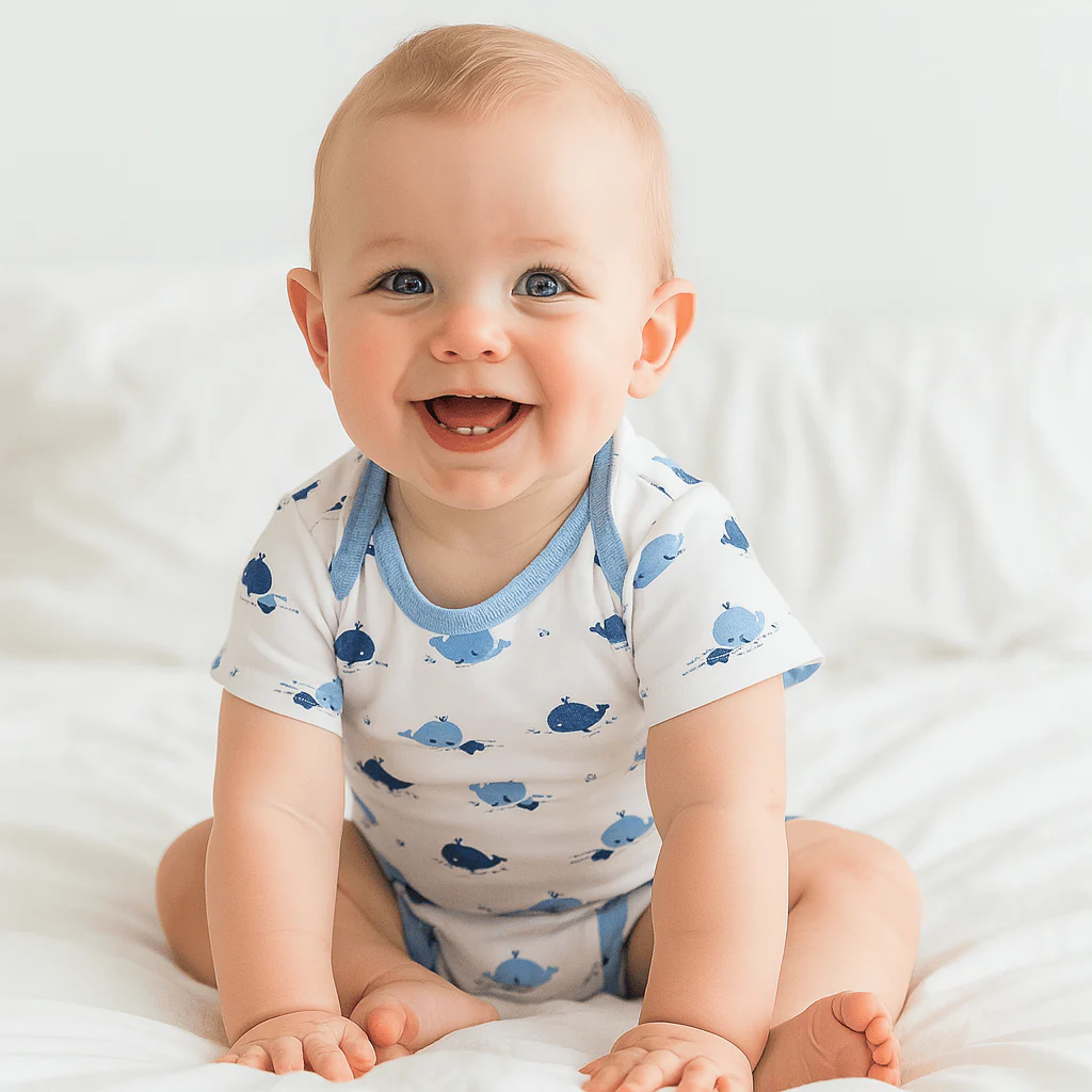Sleeveless & Short Sleeve Bodysuits with Socks - Image 3