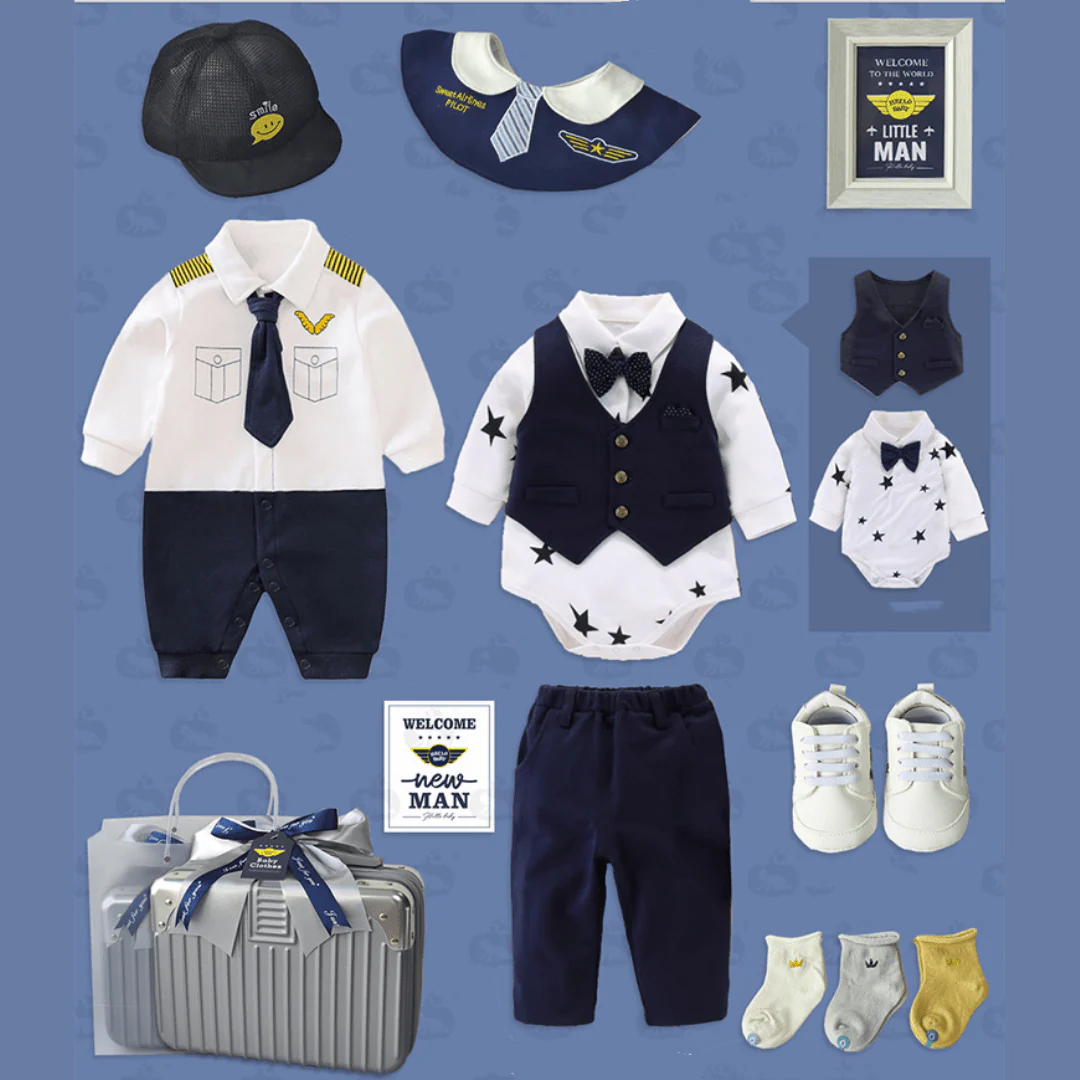 Little Pilot Baby Gift Set - Image 4