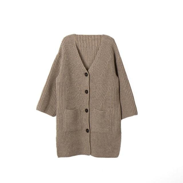 Long Knit Cardigan - Image 2