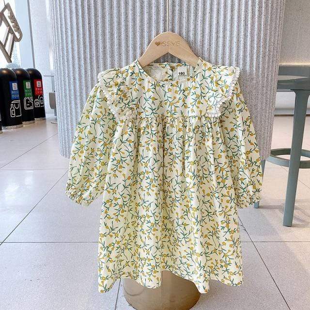 Long Sleeve Floral Dress - Image 6