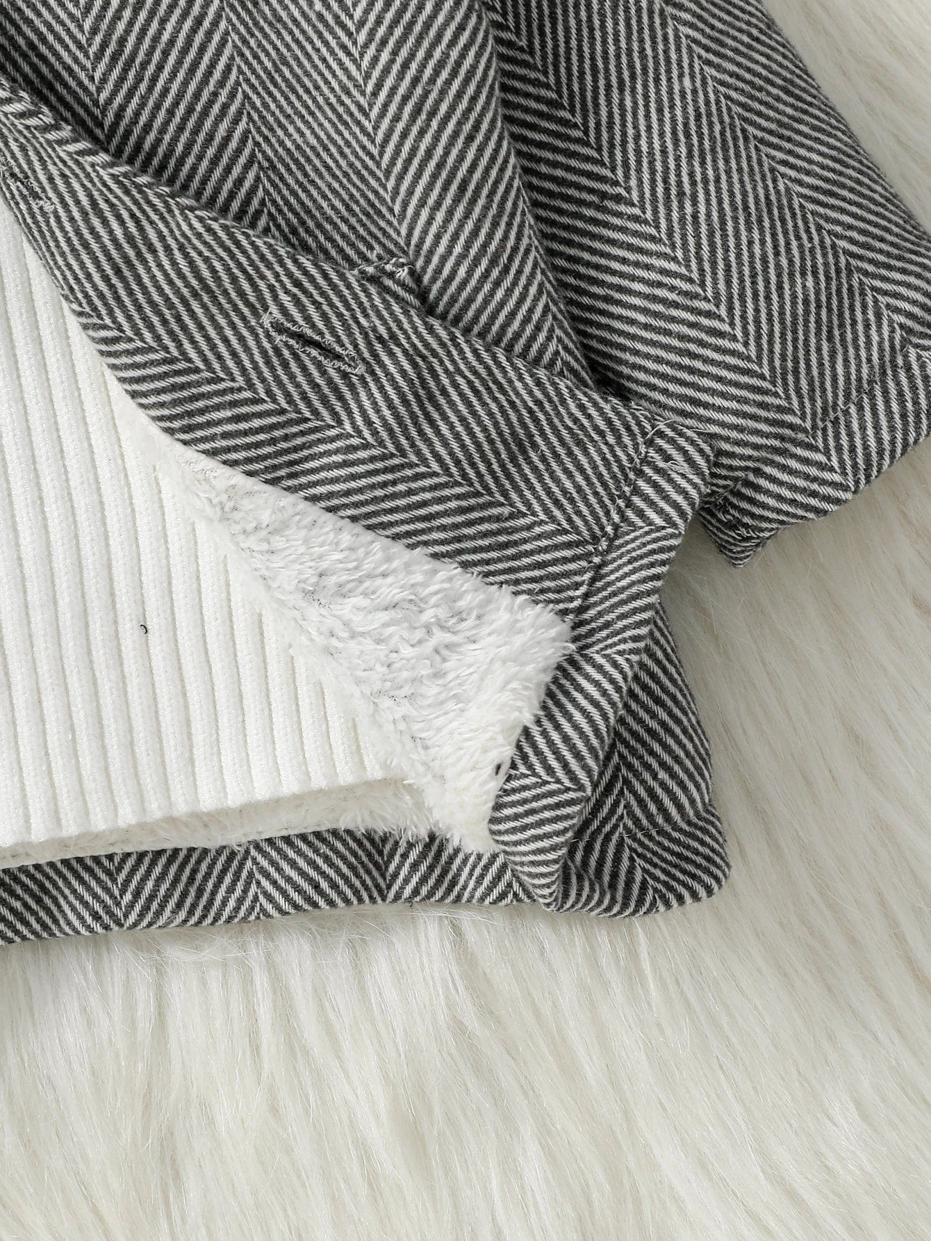 Long Sleeve Plush Warm Jacket - Image 7