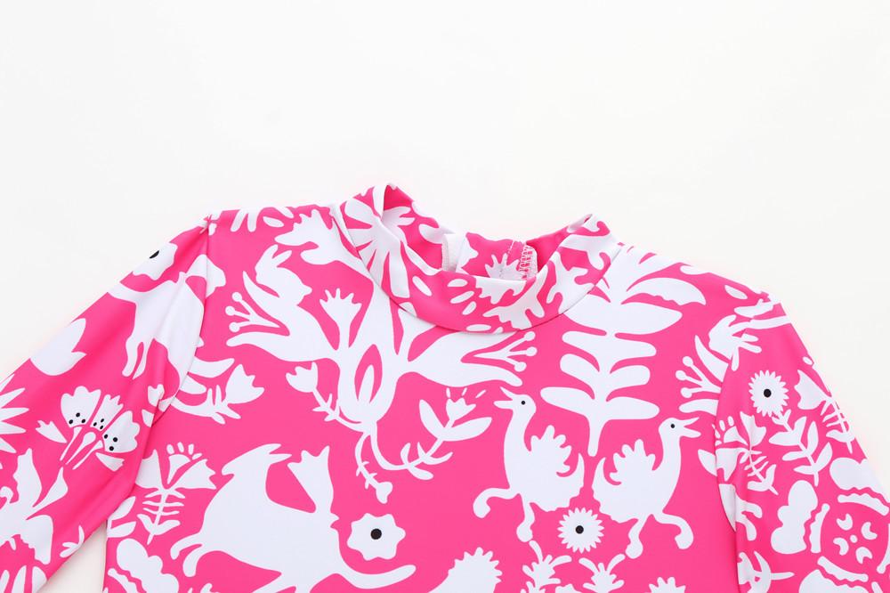 Long Sleeve Rash Guard Swimsuit - Image 11