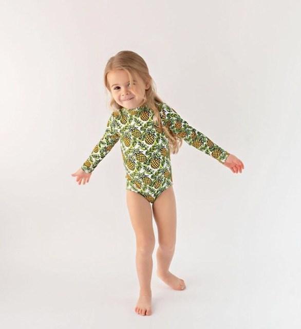 Long Sleeve Rash Guard Swimsuit - Image 12