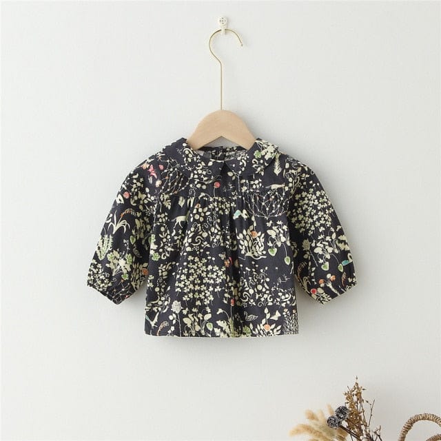 Long Sleeves Floral Blouse - Image 6